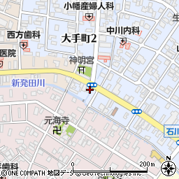 新発田警察署下町交番周辺の地図
