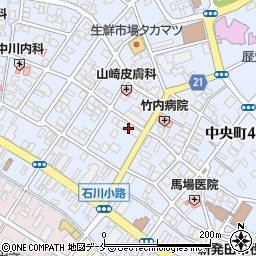 新発田市総合健康福祉センターいきいき館周辺の地図