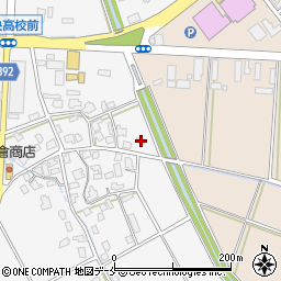 新潟県新発田市日渡17周辺の地図
