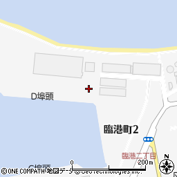 新潟県新潟市東区臨港町周辺の地図