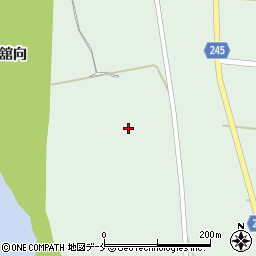 宮城県角田市枝野本舘向周辺の地図