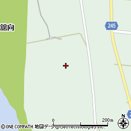 宮城県角田市枝野（本舘向）周辺の地図