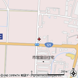 東北企業株式会社米沢営業所周辺の地図