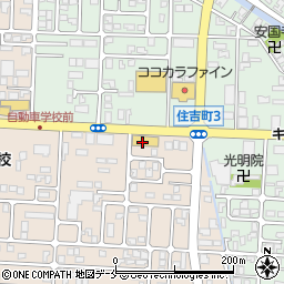ネッツトヨタ新潟　新発田店周辺の地図