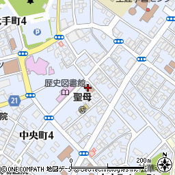 新発田商工会議所周辺の地図