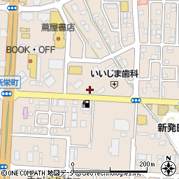 くるまやラーメン 新発田新栄町店周辺の地図