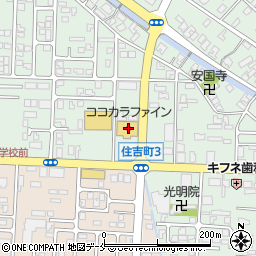 ココカラファイン新発田舟入店周辺の地図