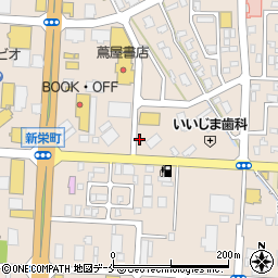 ニッポンレンタカー新潟新発田周辺の地図