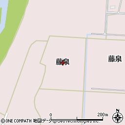 山形県米沢市窪田町藤泉周辺の地図