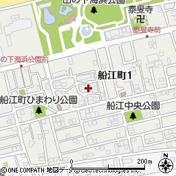 市営船江町住宅２号棟周辺の地図