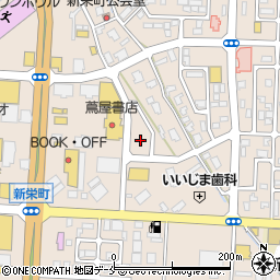 新栄町おくやま公園周辺の地図