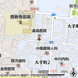 メモリーナ新発田マルフヂ会館周辺の地図