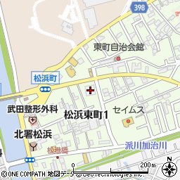 ＮＴＴ松浜東電話交換所周辺の地図