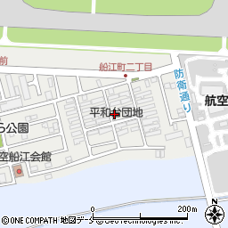 平和台公園周辺の地図