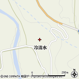 宮城県白石市小原冷清水9周辺の地図