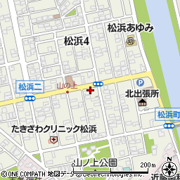 読売新聞松浜周辺の地図