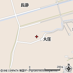宮城県角田市小田大窪周辺の地図