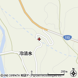 宮城県白石市小原冷清水13周辺の地図