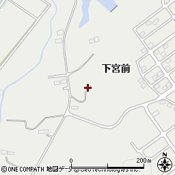 宮城県亘理郡山元町浅生原下宮前125周辺の地図