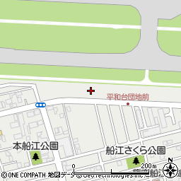 船江空港公園周辺の地図