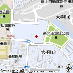 陸上自衛隊新発田駐屯地周辺の地図