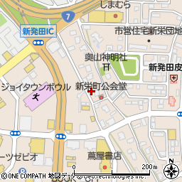 ドミール新栄町周辺の地図