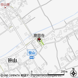 慶恩寺周辺の地図