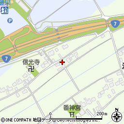 新潟県新潟市北区浦ノ入1440周辺の地図