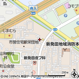 コインランドリーバボーズ新発田店周辺の地図