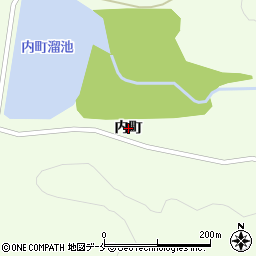 宮城県角田市尾山（内町）周辺の地図