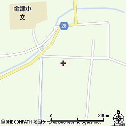 宮城県角田市尾山校前周辺の地図
