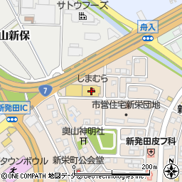 ファッションセンターしまむら新発田店周辺の地図