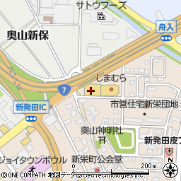 ファッションセンターしまむら新発田店周辺の地図