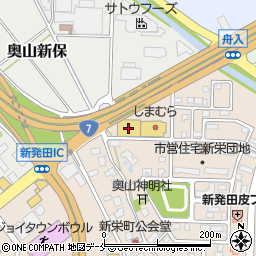 バースデイ新発田店周辺の地図