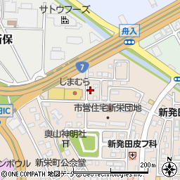 ａｋａａｋａ・ＨａｉｒＳａｌｏｎ周辺の地図