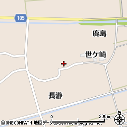 宮城県角田市小田世ケ崎周辺の地図