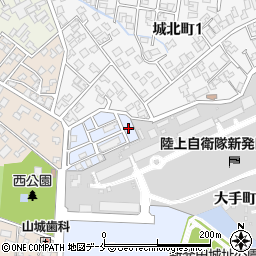 新潟県新発田市大手町6丁目周辺の地図