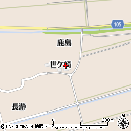 宮城県角田市小田世ケ崎33周辺の地図