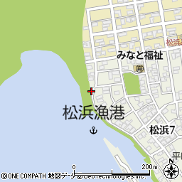 阿賀野川地蔵尊周辺の地図