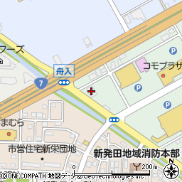 ビデオ１新発田店周辺の地図
