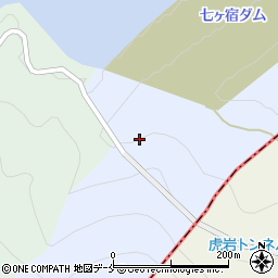 宮城県刈田郡七ヶ宿町橋場周辺の地図