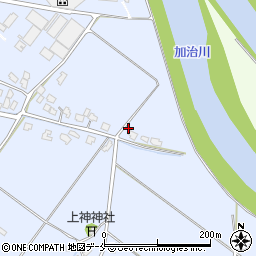 新潟県新発田市島潟2176周辺の地図