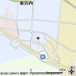 新潟県新発田市東宮内75周辺の地図