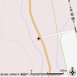 山形県米沢市下小菅535周辺の地図