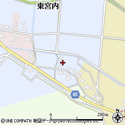 新潟県新発田市東宮内74周辺の地図