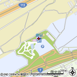 国土交通省新潟国道事務所　豊栄道路情報ターミナル周辺の地図