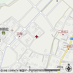 新潟県北蒲原郡聖籠町二本松周辺の地図