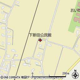 下新田公民館周辺の地図