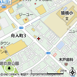 コインランドリーしゃぼん新発田舟入店周辺の地図