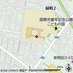 新発田市立本丸中学校周辺の地図